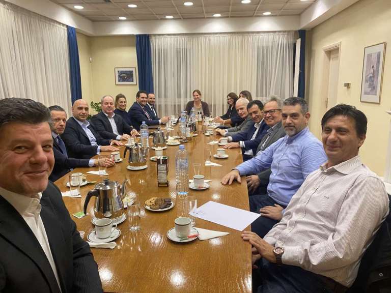 Συνάντηση μελών της Ένωσης Ελληνικών Επιχειρήσεων με Πρέσβη της Ελλάδας στα Σκόπια